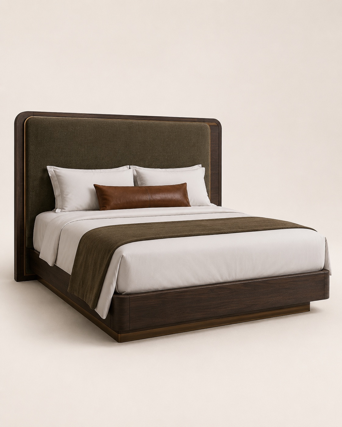 BD-H04 Giường bọc xanh rêu